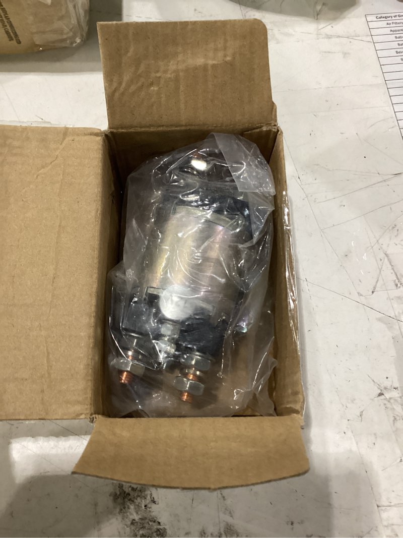 Condition photo showing New/Like New for solenoid fit for yamaha g1 gas golf cart 1982-1989 | 12v 6 terminal 100a for 2-cycle gas models engine , replace j17-81950-01