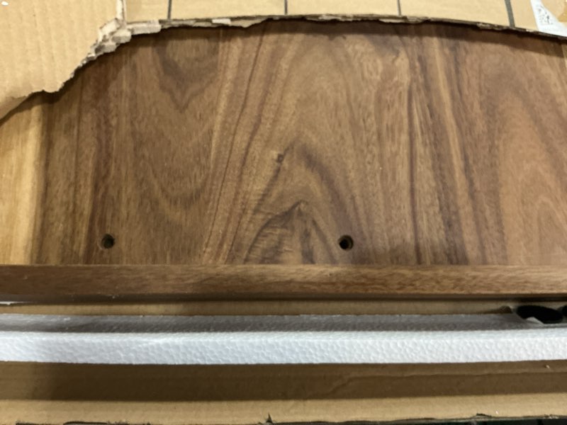 Condition photo showing New/Like New for noodle board stove cover with handles for electric, gas stove top (acacia wood) natutal acacia