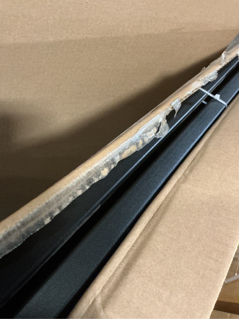 Condition photo showing Good Condition for amazon basics foldable metal platform bed frame with tool-free setup, 14 inches high, storage space, sturdy steel frame, no box spring needed, twin xl, black black twin xl