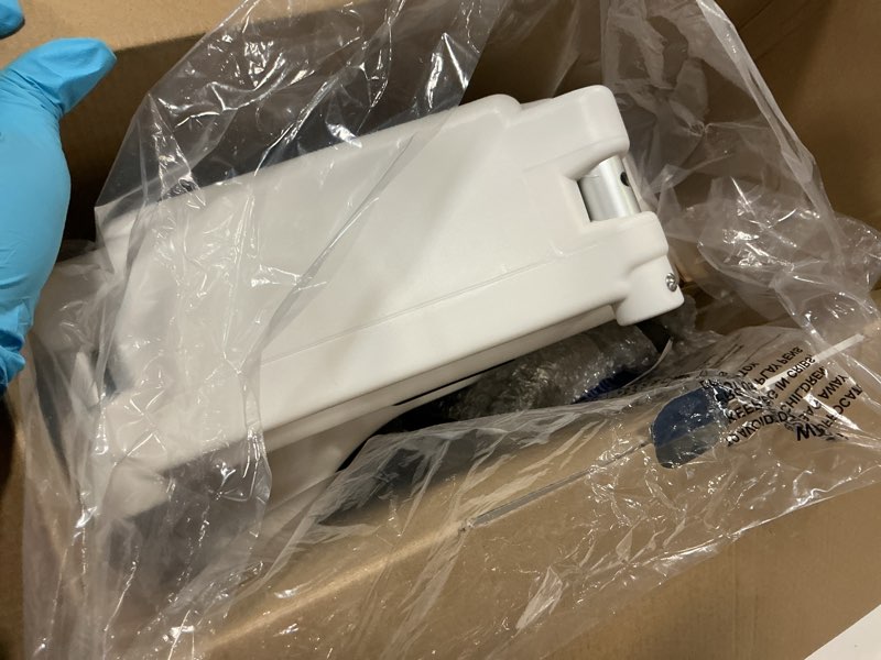 Condition photo showing New/Like New for Bath SafetyRaised Toilet Seat Product Description: Elev.Toilet Seat w/ RemArms,RTL,1 EA