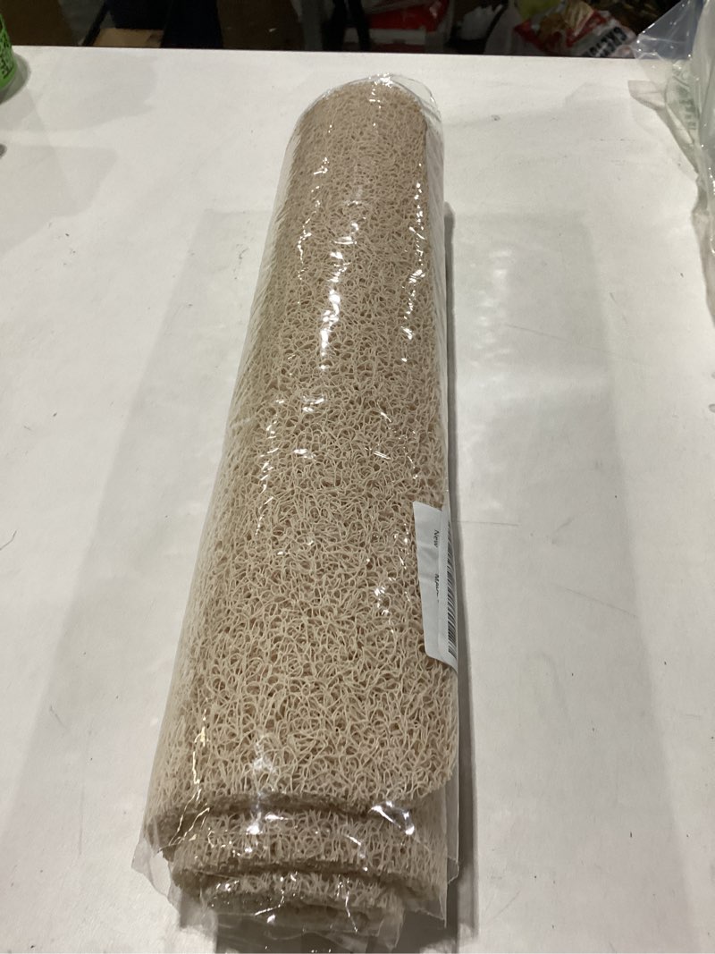 Condition photo showing New/Like New for non-slip shower mat bathtub mat for bath tub,anti slip bath tub mat,floor mat,soft pvc loofah bathroom mats,foot scrubber mat,quick drying easy cleaning mats for wet areas?40 * 16 beige? beige 40" x 16" (rectangular)