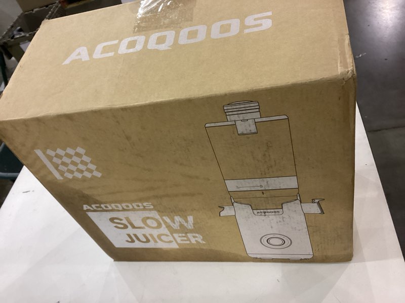 ACOQOOS Juicer Machines, 5.3" Wide Chute for Whole Fruit and Vegetable,1.8L Auto-Feed Time-Saver, Sl