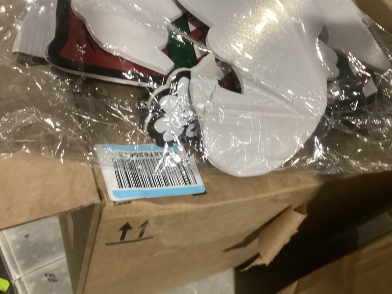 Condition photo showing As Is for Large Funny Christmas Decorations, Christmas Thief Cardboard Cutouts for Christmas Tree Decorations Xmas Home Decor -2pc