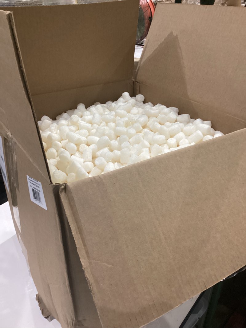 Condition photo showing New/Like New for uoffice biodegradable recycled packing peanuts 3.5 cu. ft. (22.5 gallons), void fillers for moving boxes, for packing, moving & shipping
