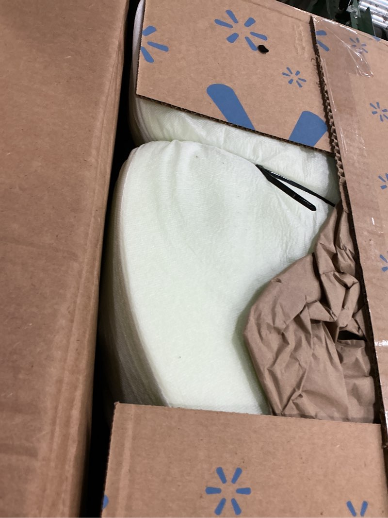 Condition photo showing Good Condition for sunrox gel memory foam chair cushions, fadeshield water-, stain-resistant durable reversible seat cushion pads with ties for indoor/outdoor kitchen dining office, 19"x19", set of 4, cream cream 19x19 inch (pack of 4)