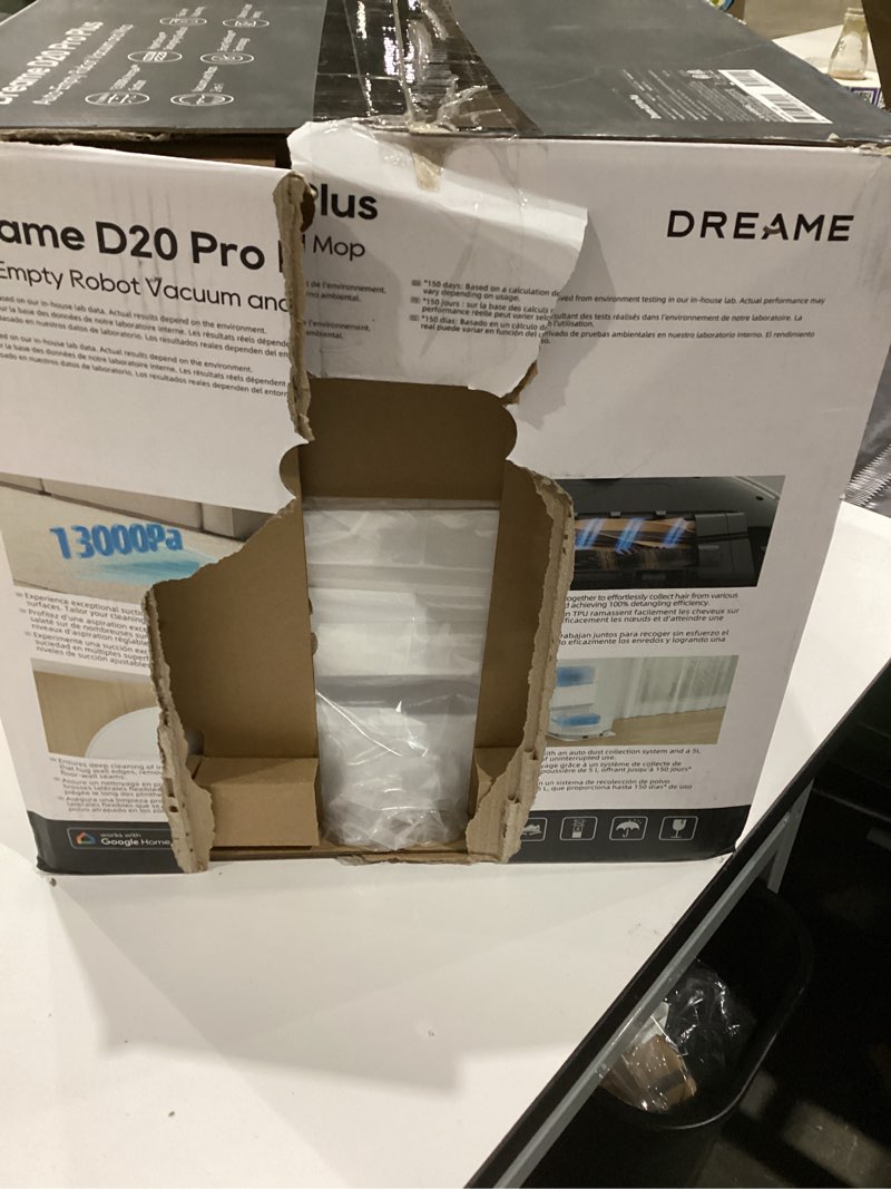 Condition photo showing Good Condition for Dreame D20 Pro Plus  Auto-Empty Robot Vacuum and Mop