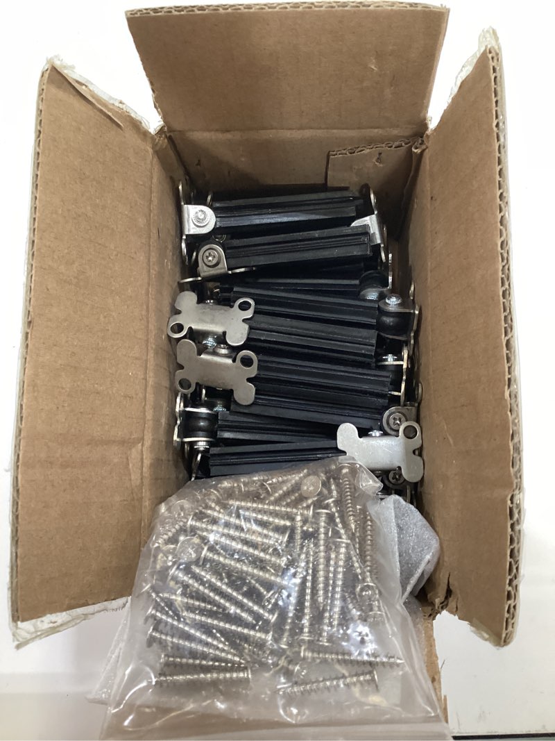 Condition photo showing As Is for 50-pack baluster connectors for 1/2'' square balusters for staircase interior,flexible adjustable baluster connectors connectors 50
