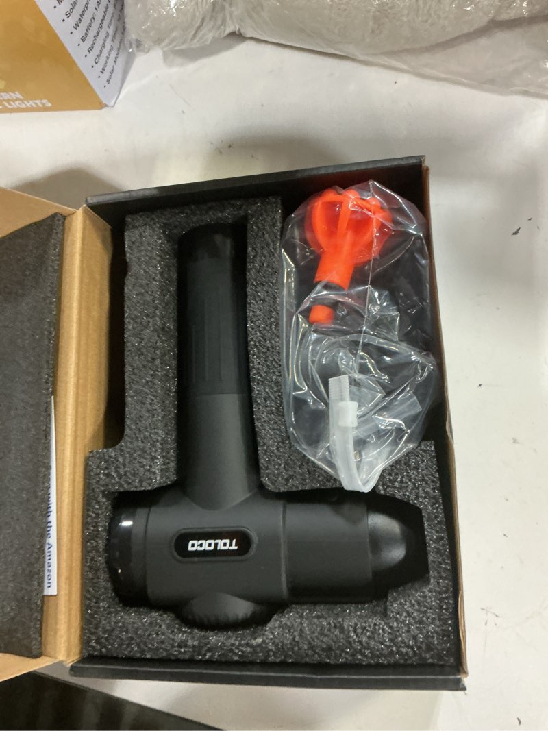 Condition photo showing Good Condition for toloco massage gun, deep tissue back massage for athletes for pain relief, percussion massager with 10 massages heads & silent brushless motor, valentines day gifts for him her, black