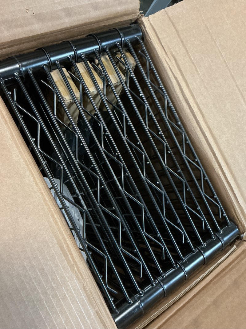 Condition photo showing Good Condition for 6 Tier Storage Shelves with Wheels, 2100lbs Capacity Heavy Duty Shelving Units, 14x36x75inch Adjustable Metal Shelf Wire Shelving Rack for Garage, Kitchen, Office, Black 6 Tier Shelf