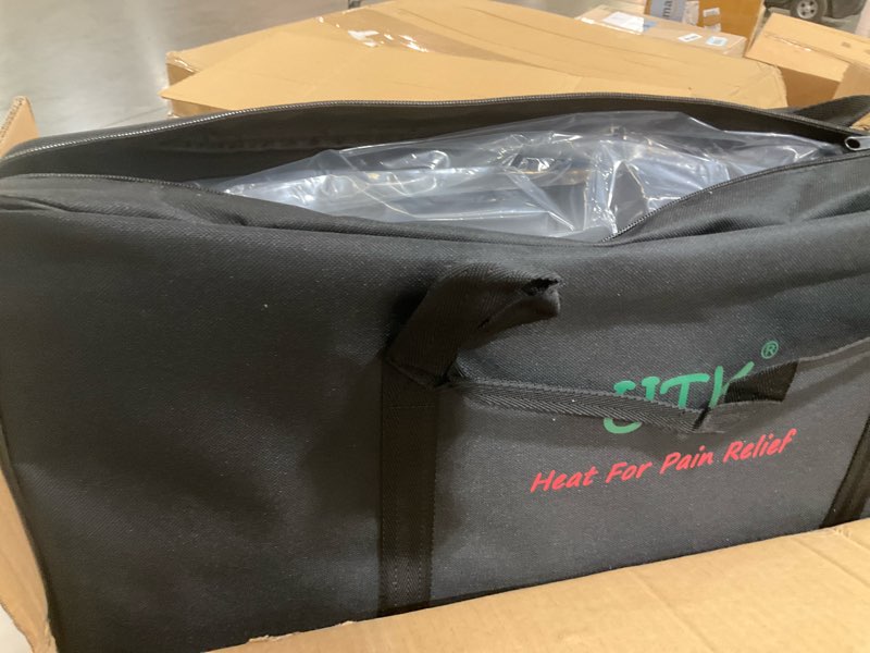 Condition photo showing Good Condition for utk 70'' x 24'' large far infrared heating pad, full body pure jade heating pad for pain relief, fsa-hsa eligible weighted mat with 429 natural jade, hot to 159?, 4h auto off, gift for women men 70 x 24 inch
