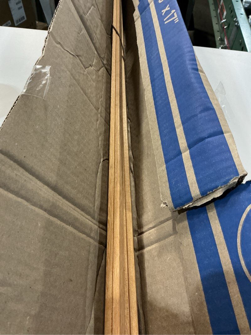 Condition photo showing As Is for FALAMON Magnetic Poster Hanger Frame, 48x36 48x24 48x32 Teak Wood Magnet Poster Frame for Posters, Prints, Photos, Pictures, Maps, Scrolls, and Canvas Artwork Teak Wood 48L" x 0.7W"