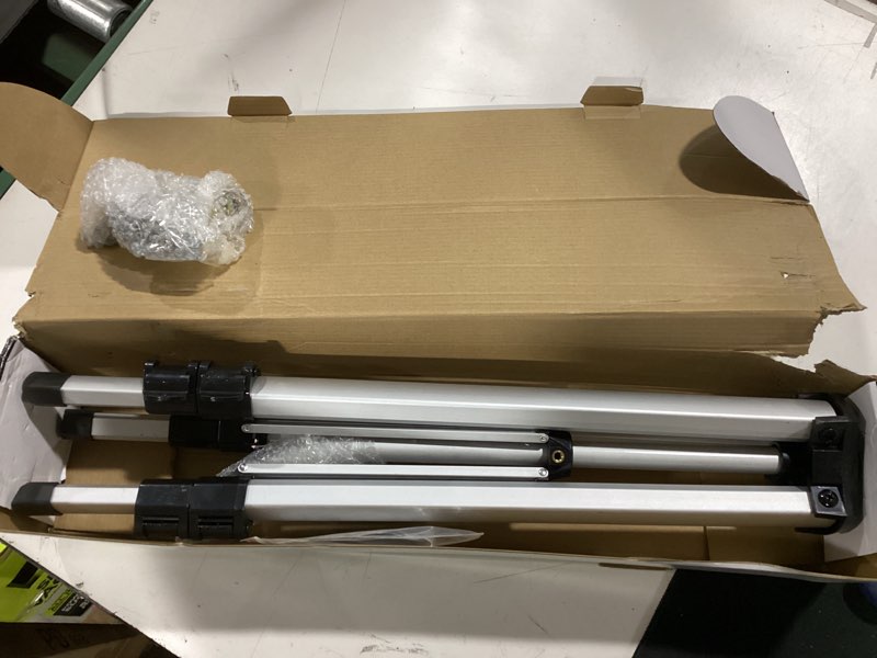 Condition photo showing As Is for heavy duty impact sprinkler on tripod base,50 inch tripod sprinkler with brass nozzle for yard large area,extra tall 360 degree rotating,waters up to 90 ft,legs extend up to 50" 50in