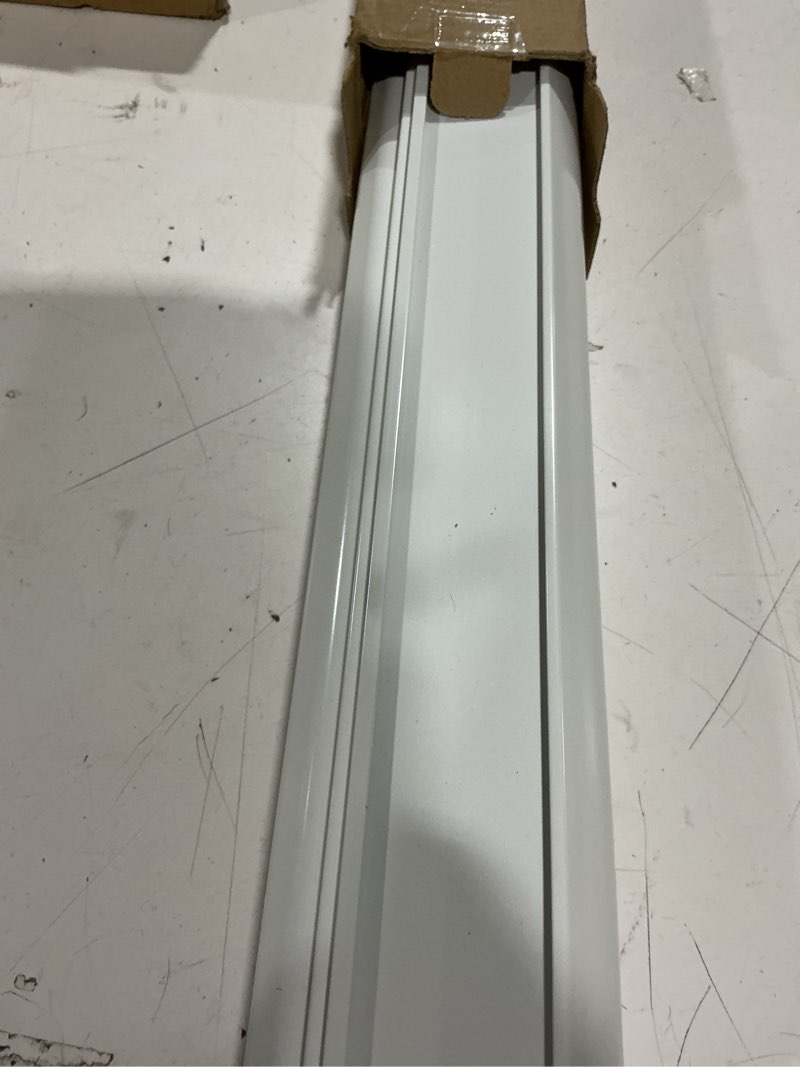 Condition photo showing As Is for chrisdowa cordless zebra blinds for windows, dual layer free-stop light filtering window roller shades, pull down privacy zebra shades for home, office, bedroom, door (47" w x 72" h, white) 47"w x 72"h white