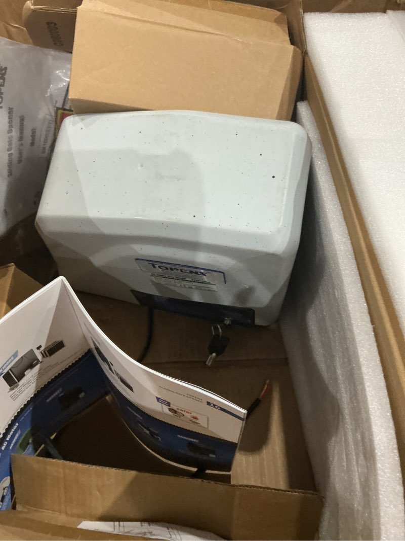 Condition photo showing As Is for electric automatic sliding gate opener motor operator + remote control4400lbs