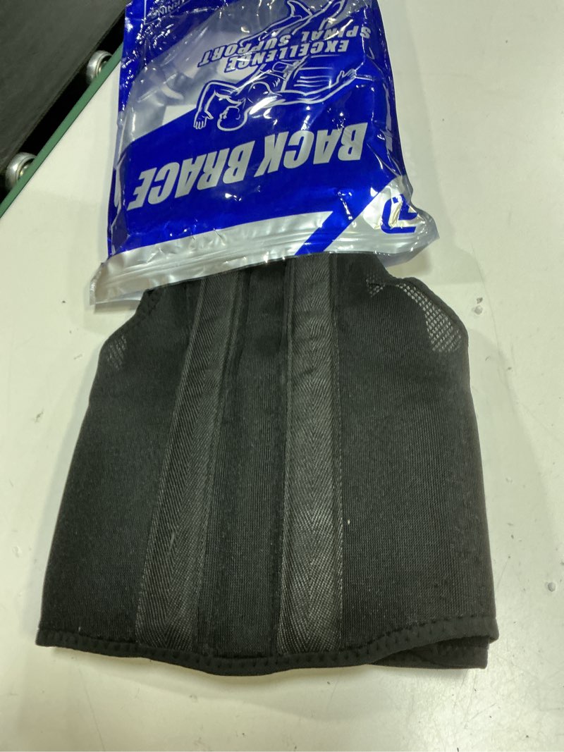 Condition photo showing Good Condition for new for 2026 – posture corrector for seniors women & men, advanced full back brace support for upper & lower back, spine & neck alignment, reinforced wide dual-layer waist support belt with shoulder straightener and back-opening support, breathable for daily wear, walking & long sitting black large (waist 39"-43")