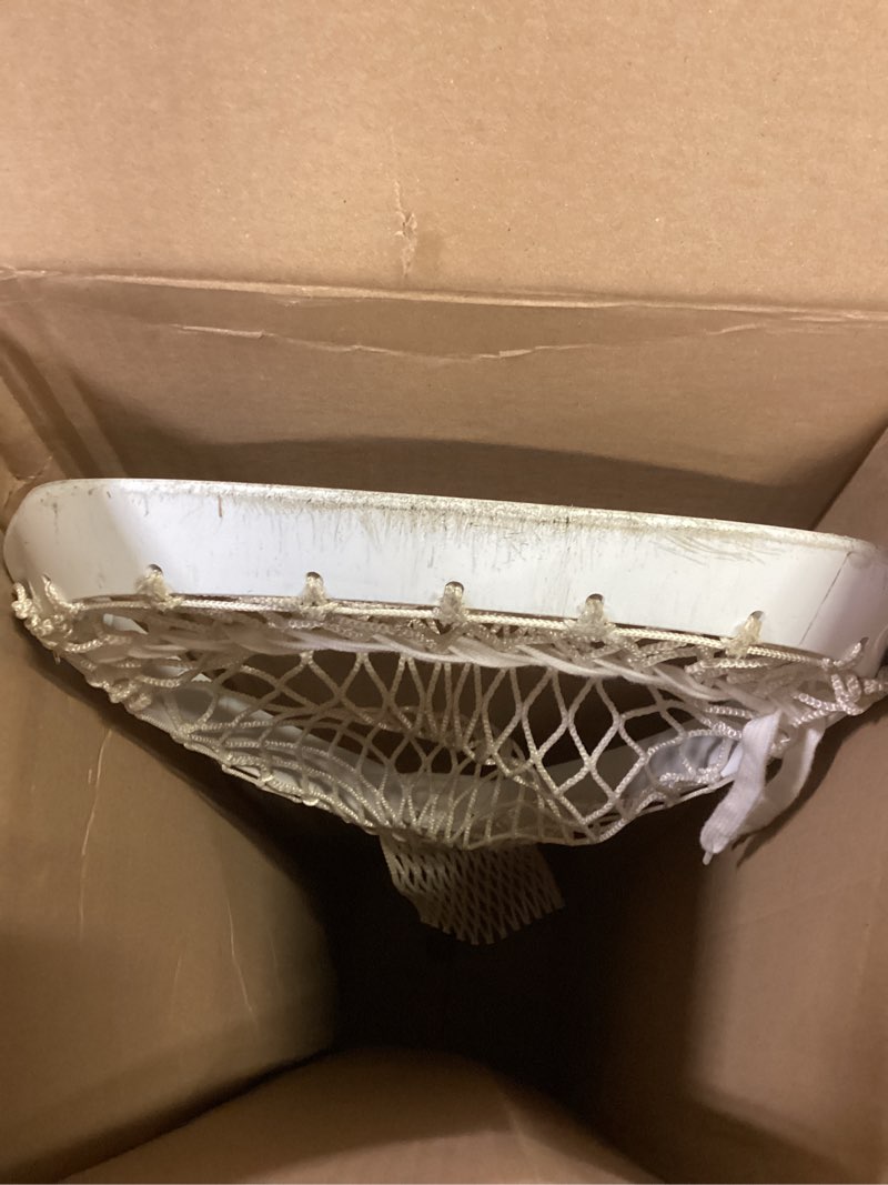 Condition photo showing As Is for stx lacrosse shield 100 goalie complete stick white/white/platinum