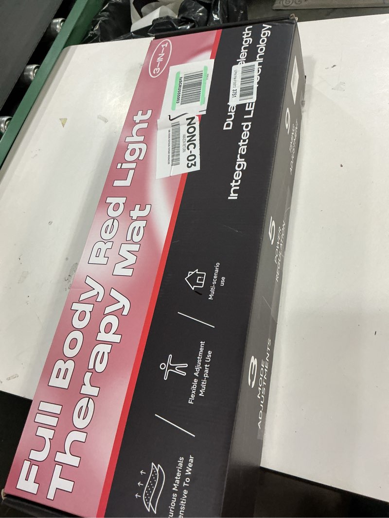 Condition photo showing Good Condition for Kaoudt 72"x33.3" Medical-Grade TPU Red Light Therapy Mat for Full Body Pain Relief, FSA&HSA Eligible Infrared Light Therapy Blanket for Home Use