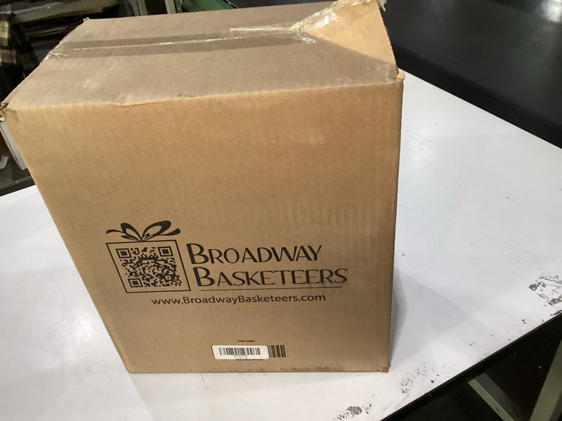 Condition photo showing New/Like New for Broadway Basketeers Gourmet Gift Basket Snack Gifts for Women, Men, Families, College – Delivery for Holiday, Appreciation, Thank You, Congratulations, Corporate, Get Well Soon Care Package
