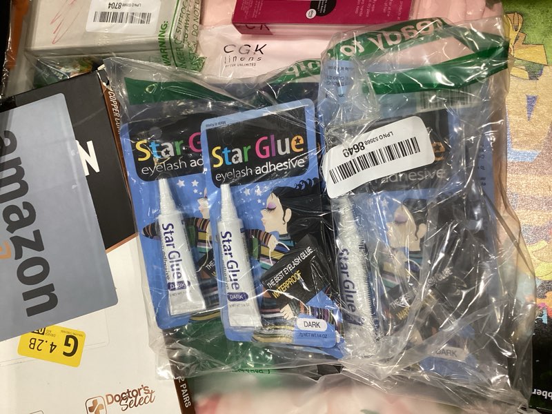 Condition photo showing Good Condition for waterproof eyelash adhesive dark for eye shadow,mascara and eyeliner 10 pcs