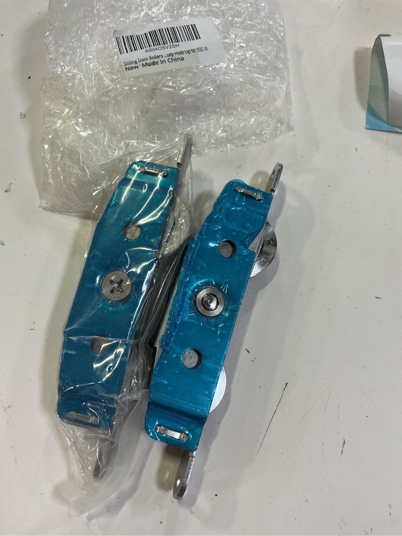 Condition photo showing Good Condition for sliding door rollers 2 pack, 304 stainless steel sliding door rollers replacement, height adjustable sliding glass door rollers for patio sliding glass door, heavy duty hold up to 300 ib