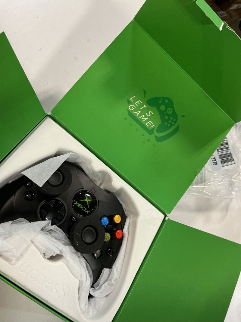 Condition photo showing Good Condition for Hyperkin DuchesS Wired Controller with Hall Effect Joysticks - Officially licensed S Controller replica for Xbox Series X|S, Xbox One, Windows 10|11, PC , with Audio Jack, Impulse Triggers, Gaming Gamepad Plug and Play Black