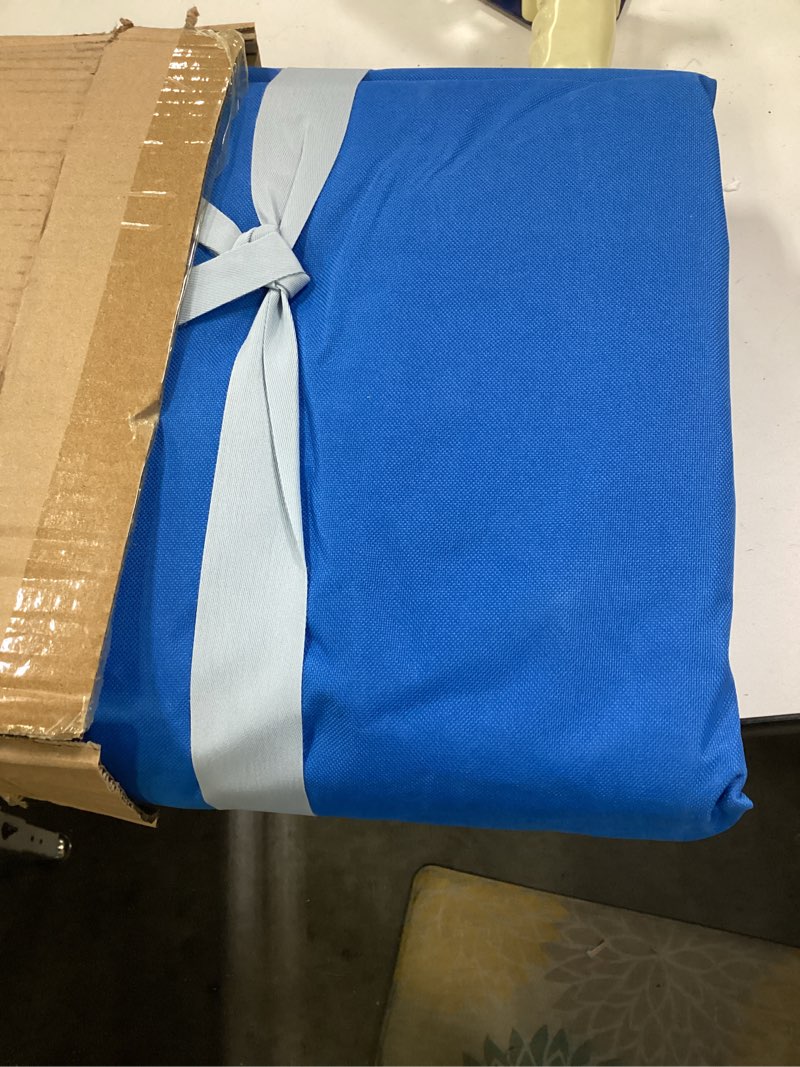 Condition photo showing New/Like New for Mrrihand Christmas Tree Storage Bag, Large Artificial Anti-Tear Heavy-Duty 600D Oxford Cloth Xmax Christmas Tree Storage Box with Rolling Wheels, Christmas Tree Storage Container (Bright Blue, 9Ft) 9Ft Bright Blue