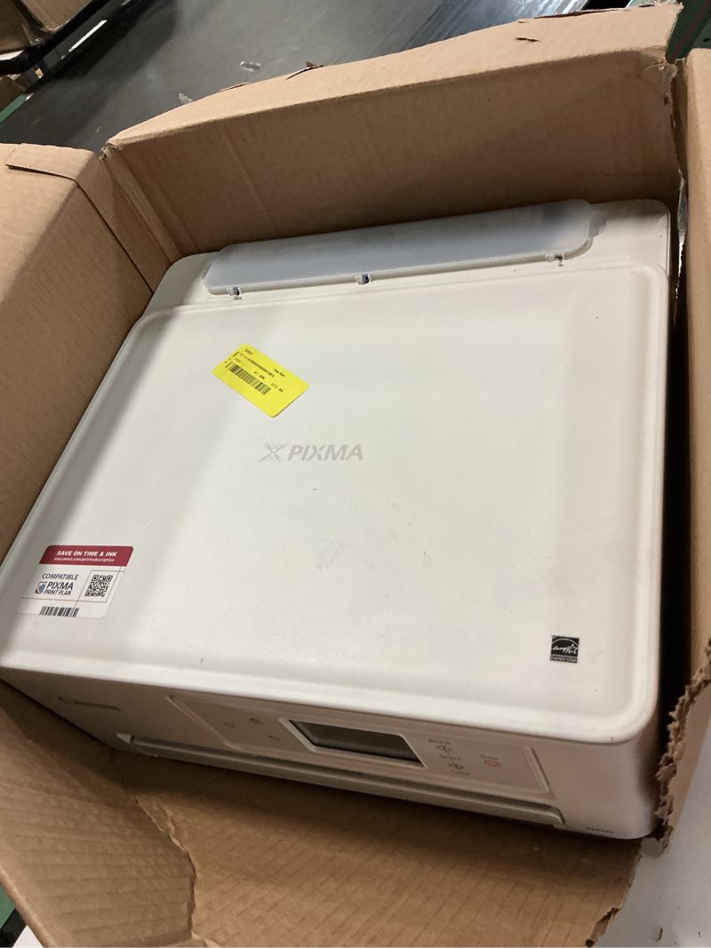 Condition photo showing As Is for canon pixma ts8820 wireless all-in-one inkjet printer | print copy scan | high-resolution photo color output for home office creative projects everyday documents + 32gb card + more (8 items)
