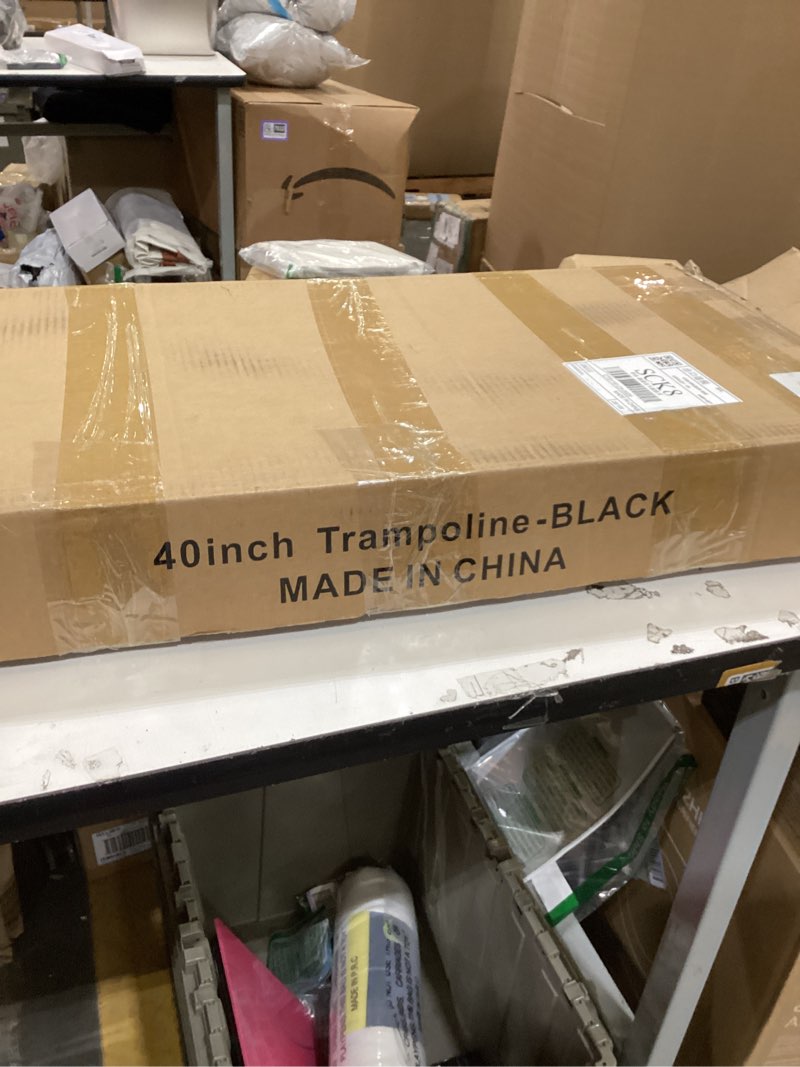 Condition photo showing As Is for 40 in. Trampoline