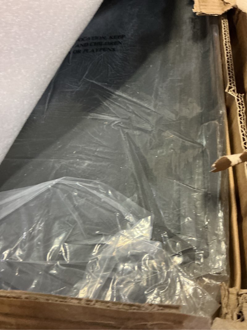 Condition photo showing Good Condition for inno stage 20 inch fireback for fireplace- iron fireplace back plates with feet, fireplace wall protection, fireplace heat reflect, black