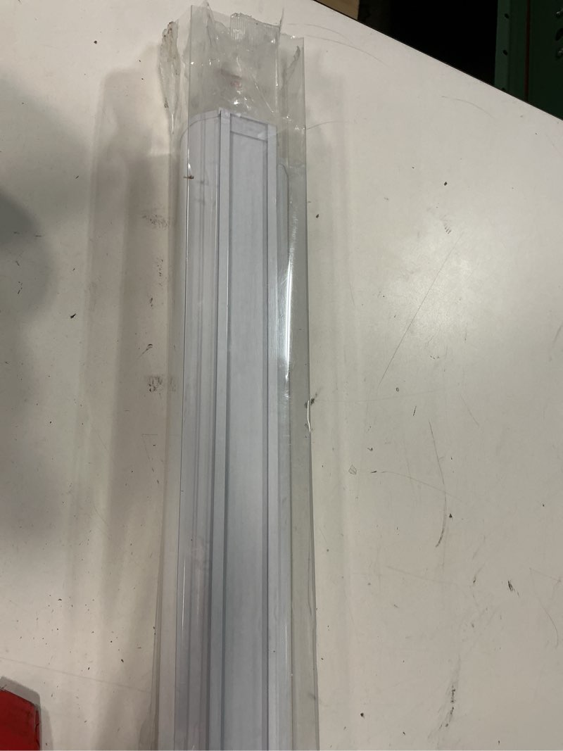 Condition photo showing As Is for persilux cordless zebra blinds for windows free-stop roller window shades (22" w x 64" h, white) dual layer light control for day and night, light filtering sheer shades for home, easy to install 22"w x 64"h white