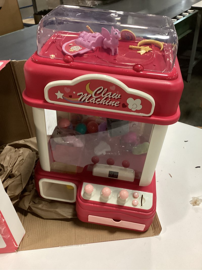 Condition photo showing Good Condition for Skirfy Toys Bear Claws Machines for Kids Adults with Sound LED Light, Vending Machine Grabber Prize Dispenser Toys, Claws Machines Toy Electric Claws Game, Birthday Girls Gift White Bear