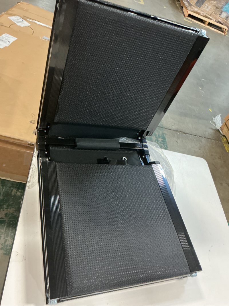 Condition photo showing Good Condition for Dog Ramp for Car, 71''x 17'' Pet Ramp for Large Dogs with Anti-Slip Surface, Extra Long Dog Ramps Up to 250LBS for Truck SUV Van Stairs, Folding Car Ramp for Dogs to Get on Bed Couch 71'' x 17.3''