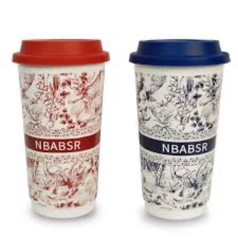 NBABSR 20 OZ Ceramic Coffee Mugs with Lid, Large Ceramic Travel Tumble Cups, To Go Mug Car Portable 