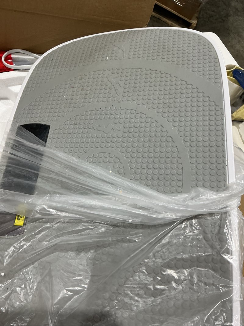 Condition photo showing Good Condition for merach vibration plate exercise machine, whole body workout equipment for women, bluetooth and silicone pedal, vibration plate with auto mode, vibrate fitness platform for home grey