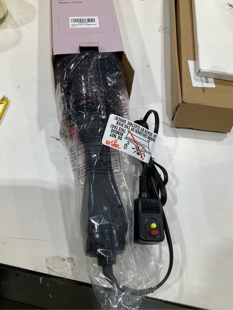Condition photo showing Good Condition for hair dryer brush blow dryer brush in one, upgraded 4 in 1 hair dryer and styler volumizer with negative ion anti-frizz ceramic titanium barrel hot air hair straightener brush black/pink