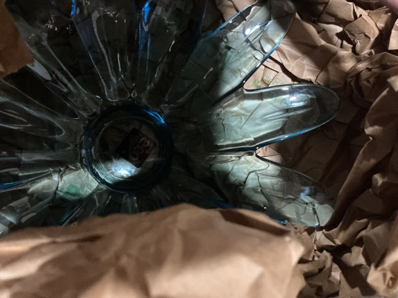 Couronne Co. COURM34920009 12 inch Daisy Birdbath Aqua