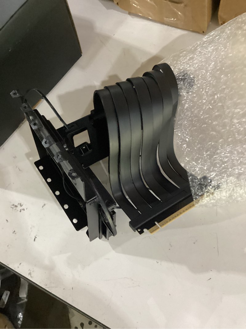 Condition photo showing Good Condition for lian li atx pc case 4 slots vertical gpu kit (vg4v4) - premium gen 5 riser cable pci-e 5.0 x16-200mm, pcie 3.0/4.0 compatible, adjustable position - fits most pc cases (vg4v4 black)