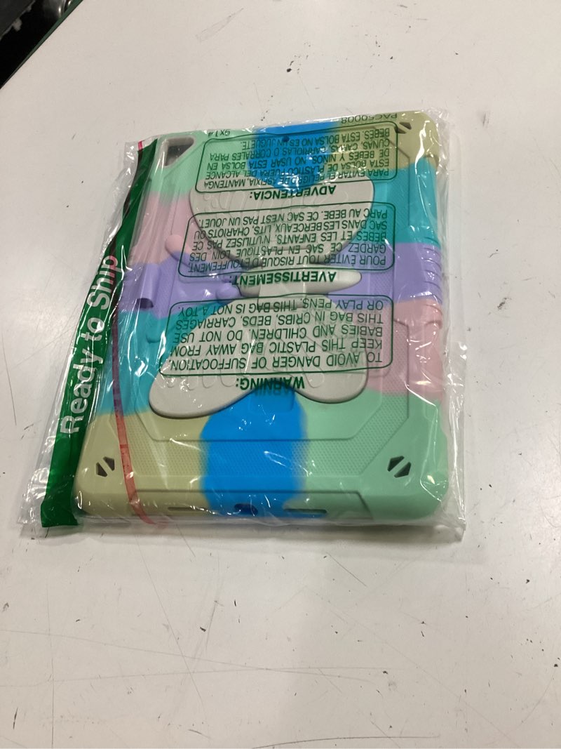 Condition photo showing Good Condition for hogenl for ipad 9th 8th 7th generation case for kids girls with pencil holder, for ipad 10.2 case with butterfly stand shoulder strap shockproof full body protective cover for ipad air 3rd gen, green green case for ipad 9th/8th/7th generation 10.2 inch