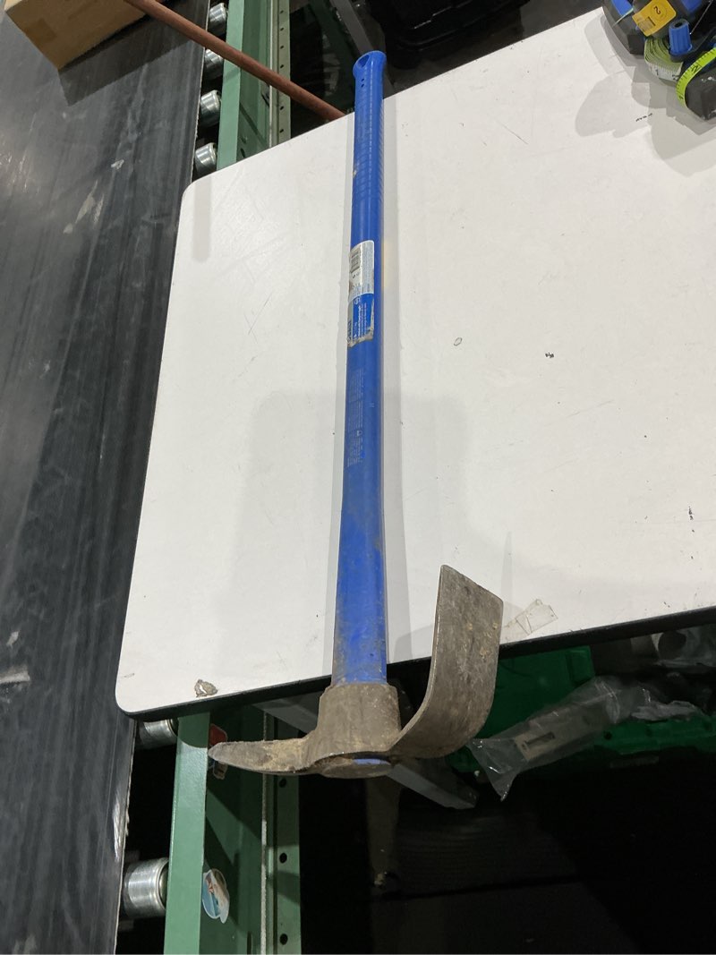 Condition photo showing As Is for kobalt 2.5-lb fiberglass steel pick mattock