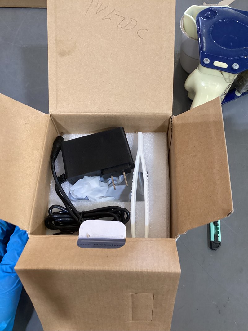 Condition photo showing New/Like New for ultrasonic retainer cleaner machine, 45khz dental cleaning pod for denture, mouth guard, night guard, aligner, braces, toothbrush, 200ml denture cleaner with digital timer & 4 modes, black