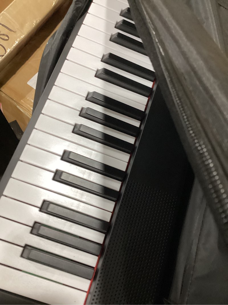 Condition photo showing Good Condition for 88 key digital piano electric keyboard, 88 key keyboard piano for for beginner, with power adapter, sustain pedal, stand, bluetooth, carrying case, headphones, usb-midi, for at home/stage