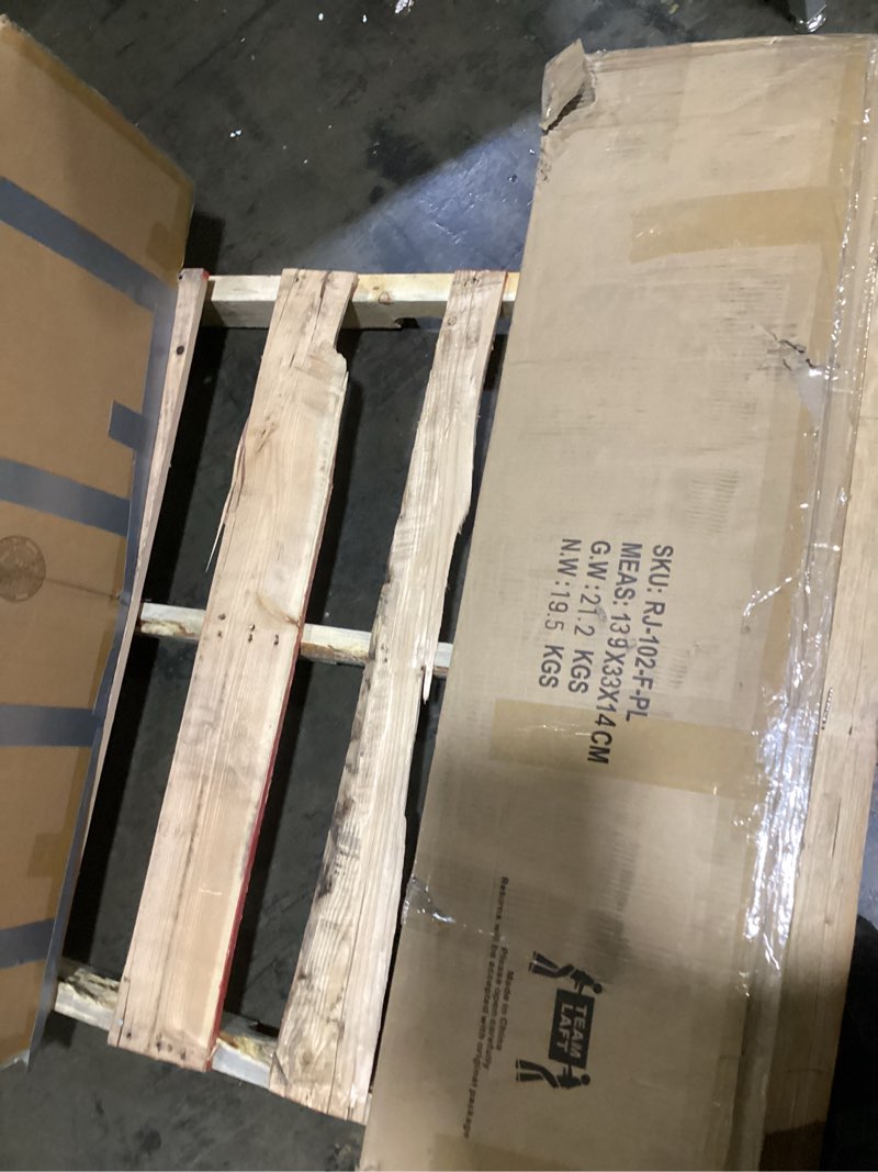 Condition photo showing Good Condition for J.Fkne Full Bed Frames with Charging Station and LED Lights, Full Size Platform Bed with Metal Slats