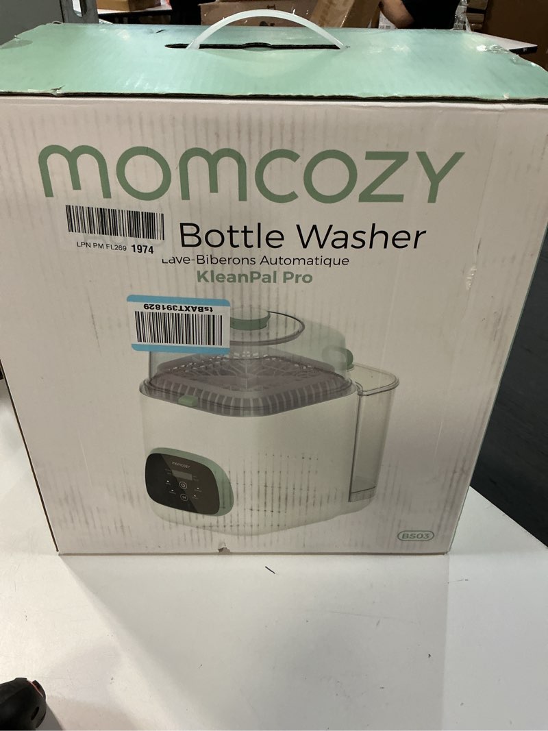 Condition photo showing New/Like New for momcozy kleanpal pro baby bottle washer, sterilizer & dryer - all-in-one cleaning machine for bottles, pump parts & baby essentials - time-saving & effortless care