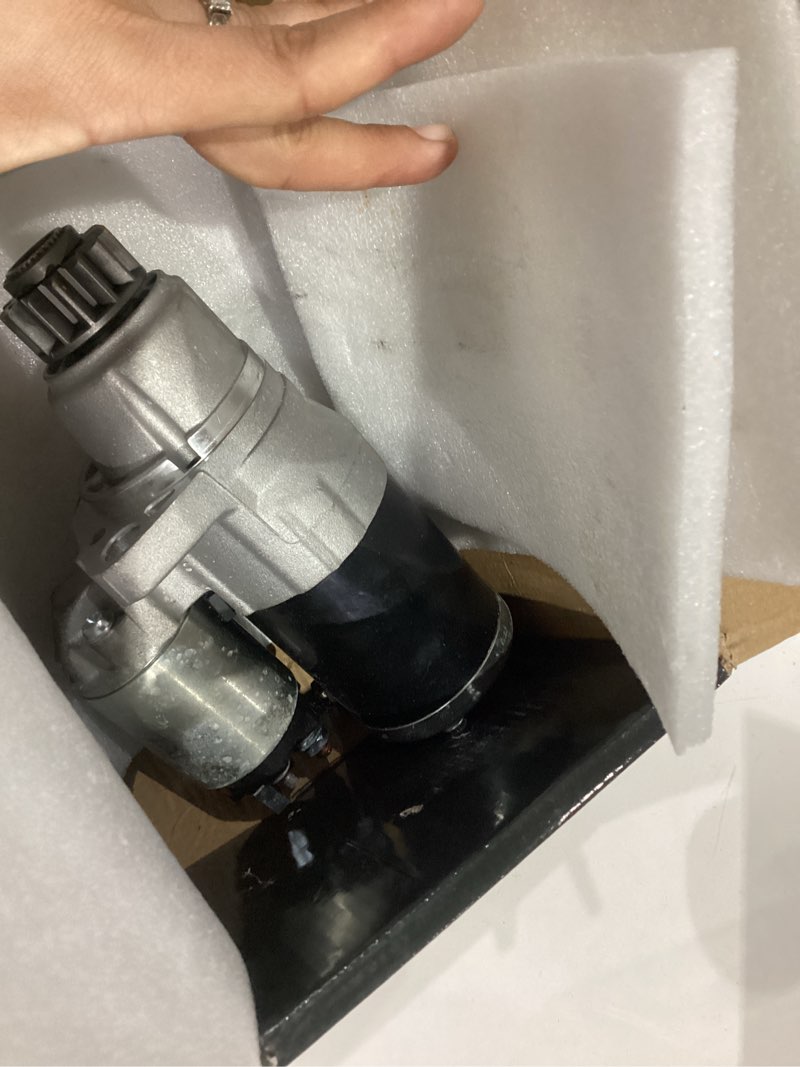Condition photo showing As Is for Starter Motor for:-Nissan Altima S 2007-2013, Altima Base 2007-2012 2.5L L4, 12V 1.7KW 13 Teeth Counter Clockwise, Replace OE# 23300-JA00A, 19060N, 23300-JA00CR, 23300-JA01AR, M0TA0171
