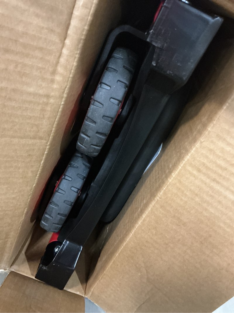 Condition photo showing As Is for 330LB Folding Hand Truck Heavy Duty Carrying, Combination of Four Wheels and Two Wheels Convertible Dolly Cart with Retractable Handle Dolly for Moving Office Carts.