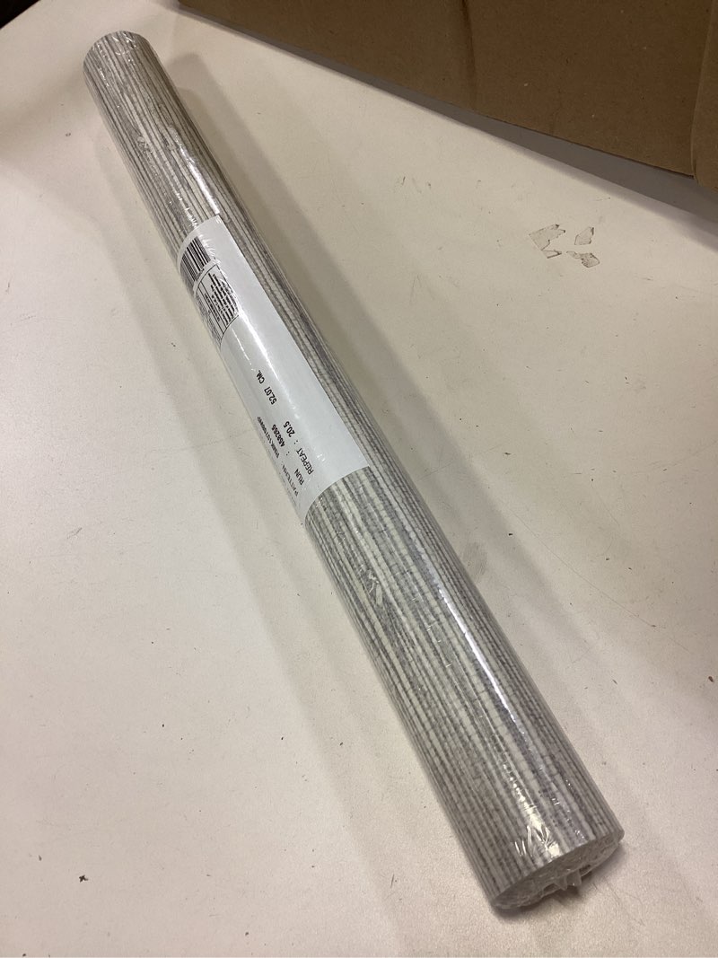Condition photo showing New/Like New for NuWallpaper NU2276 Tibetan Grass Cloth Peel and Stick Wallpaper, 20.5" , Gray