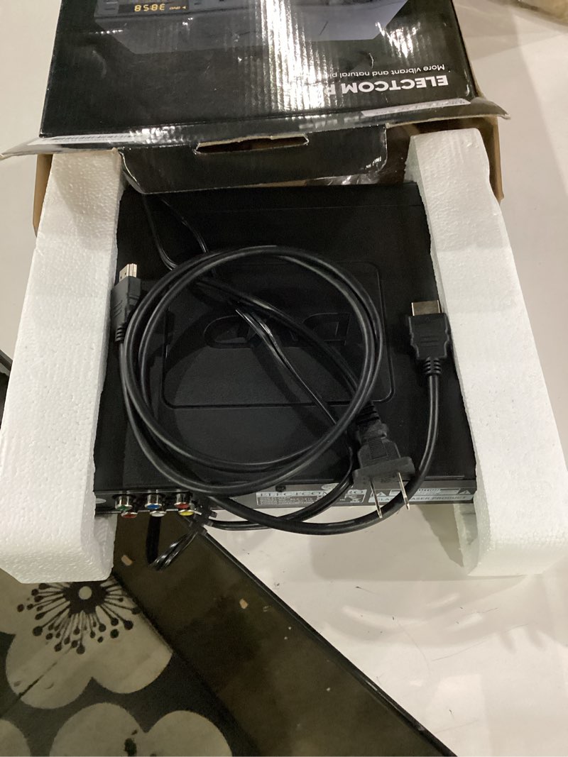 Condition photo showing Good Condition for not tested**** electcom pro region-free dvd player for tv: plays regions 0-6 & multi formats - designed for collectors & vintage movie collections - hdmi/rca compact dvd/cd player for smart tv, home stereo & rv standard edition
