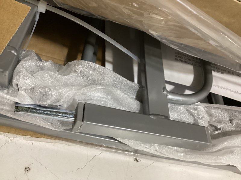 Condition photo showing New/Like New for Regalo Easy Step 49-Inch Extra Wide Baby Gate, Includes 4-Inch and 12-Inch Extension Kit, 4 Pack of Pressure Mount Kit and 4 Pack of Wall Mount Kit, Platinum - Total Pack of 1