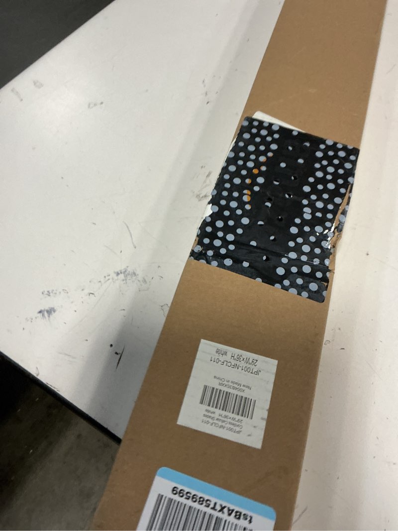 Condition photo showing New/Like New for lazblinds no tools no drill cordless cellular shades, light filtering honeycomb shades for home, thermal insulation blinds for windows, 29" w x 36" h, white light filtering-white 29" w x 36" h