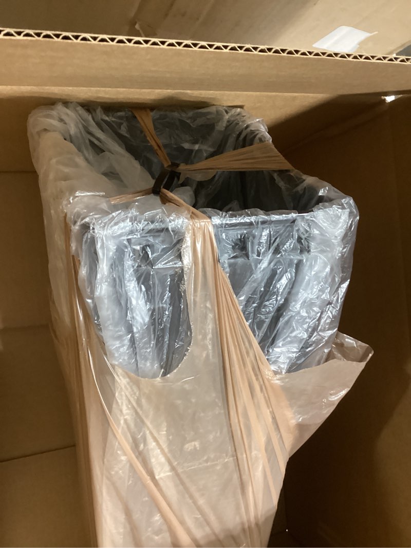 plastic newspaper delivery tube box receptacle & mounting bracket, black